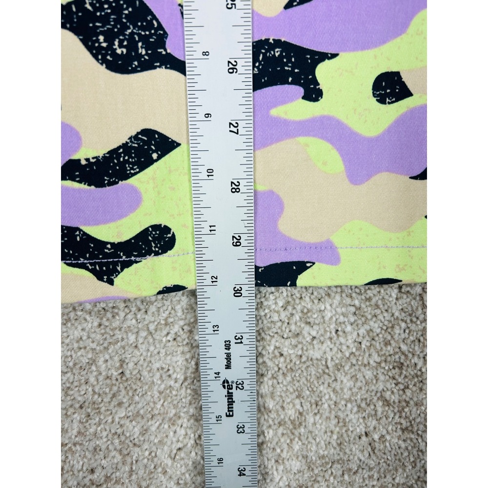 NEW Wildfang Snap Button Shirt Colorful Camo Chore Jacket Shacket XL - Picture 6 of 7